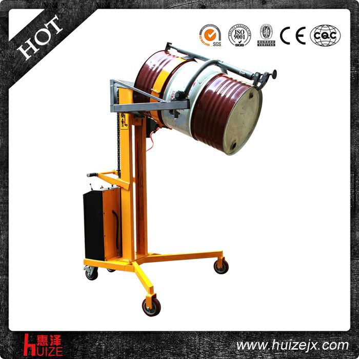 半電動(dòng)油桶車(chē)（直角腿，夾鐵桶翻轉(zhuǎn)）
