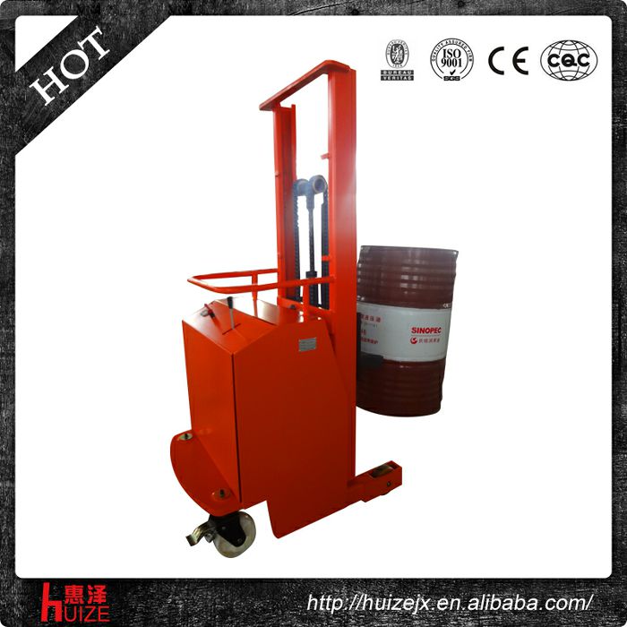 半電動(dòng)配重油桶車（無底腿,只堆垛，不翻轉(zhuǎn)）