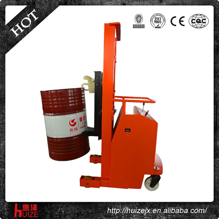 半電動配重油桶車（無底腿，只堆垛，不翻轉）