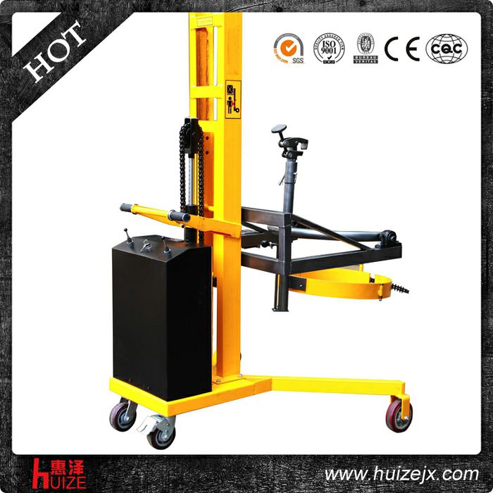 半電動油桶車（直角腿，夾鐵桶翻轉(zhuǎn)）2