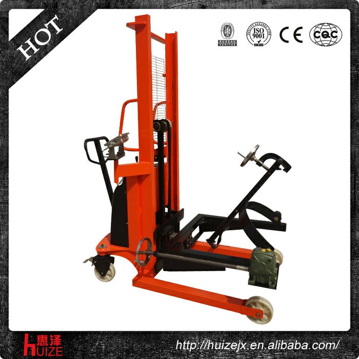 半電動(dòng)稱(chēng)重油桶車(chē)（夾鐵桶，手搖翻轉(zhuǎn)）